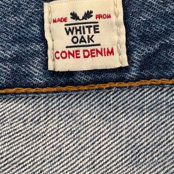 Levi's 501 White Oak Cone Denim Slim Button Fly Jeans- W28/28 - Picture 4 of 9